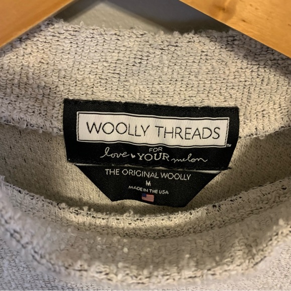 LOVE YOUR MELON WOOLLY THREADS Mock Neck Sweatshirt - Picture 2 of 5